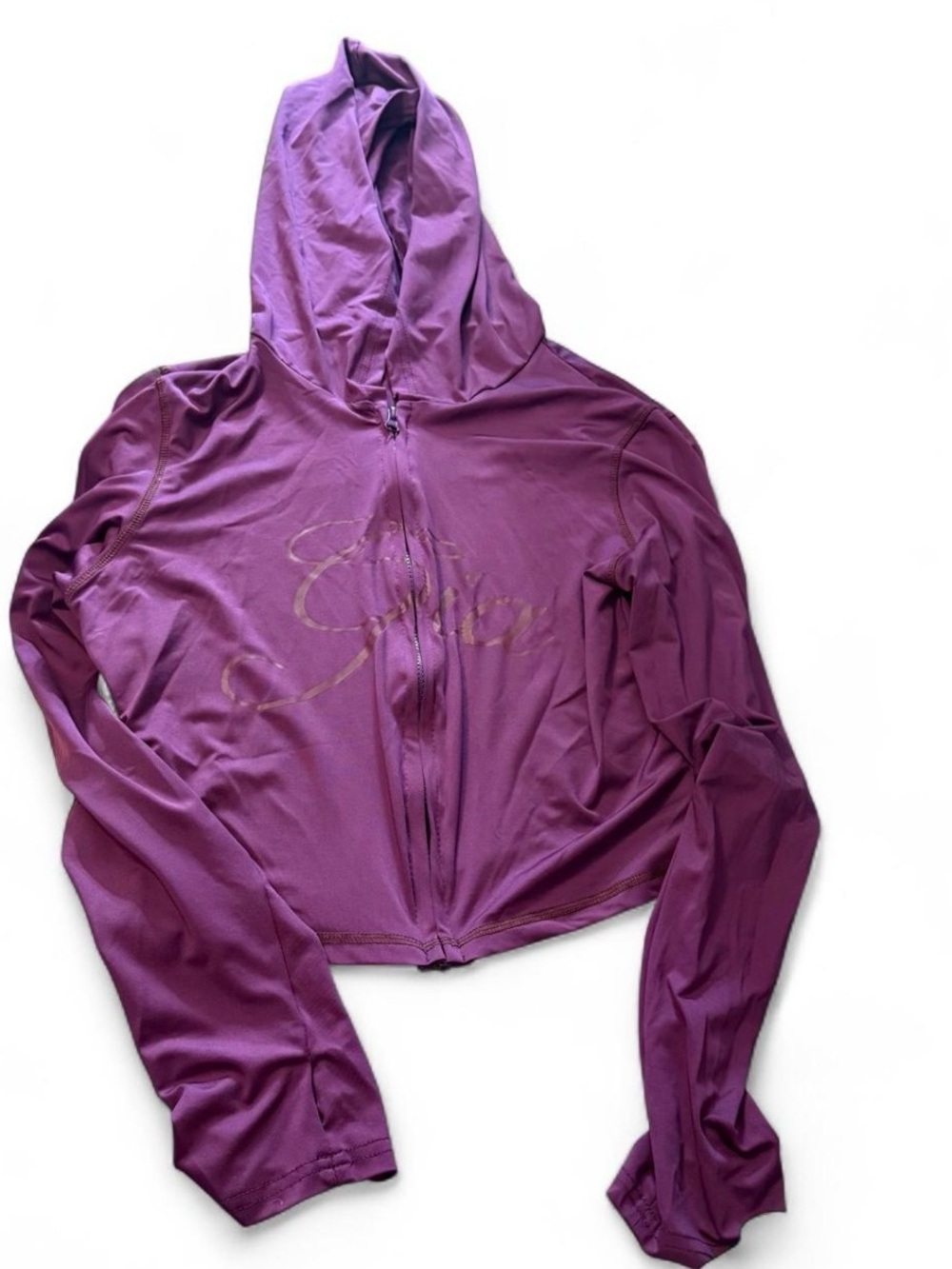 Women’s Purple Zip Hoodie Jacket